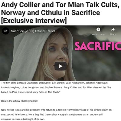 Andy Collier and Tor Mian Talk Cults, Norway and Cthulu in Sacrifice [Exclusive Interview]